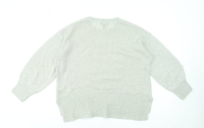 Womens UK Size M New Look Beige Pullover Jumper