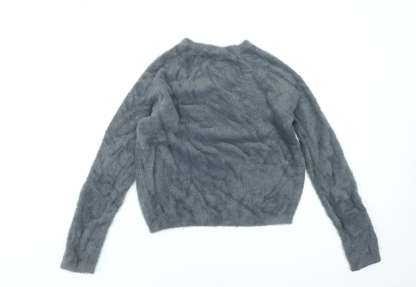 Womens UK Size XS Pull&Bear Grey Pullover Jumper