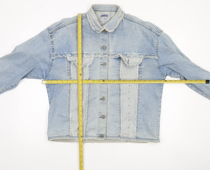 Womens UK Size 2XL 51 States Blue Denim Jacket