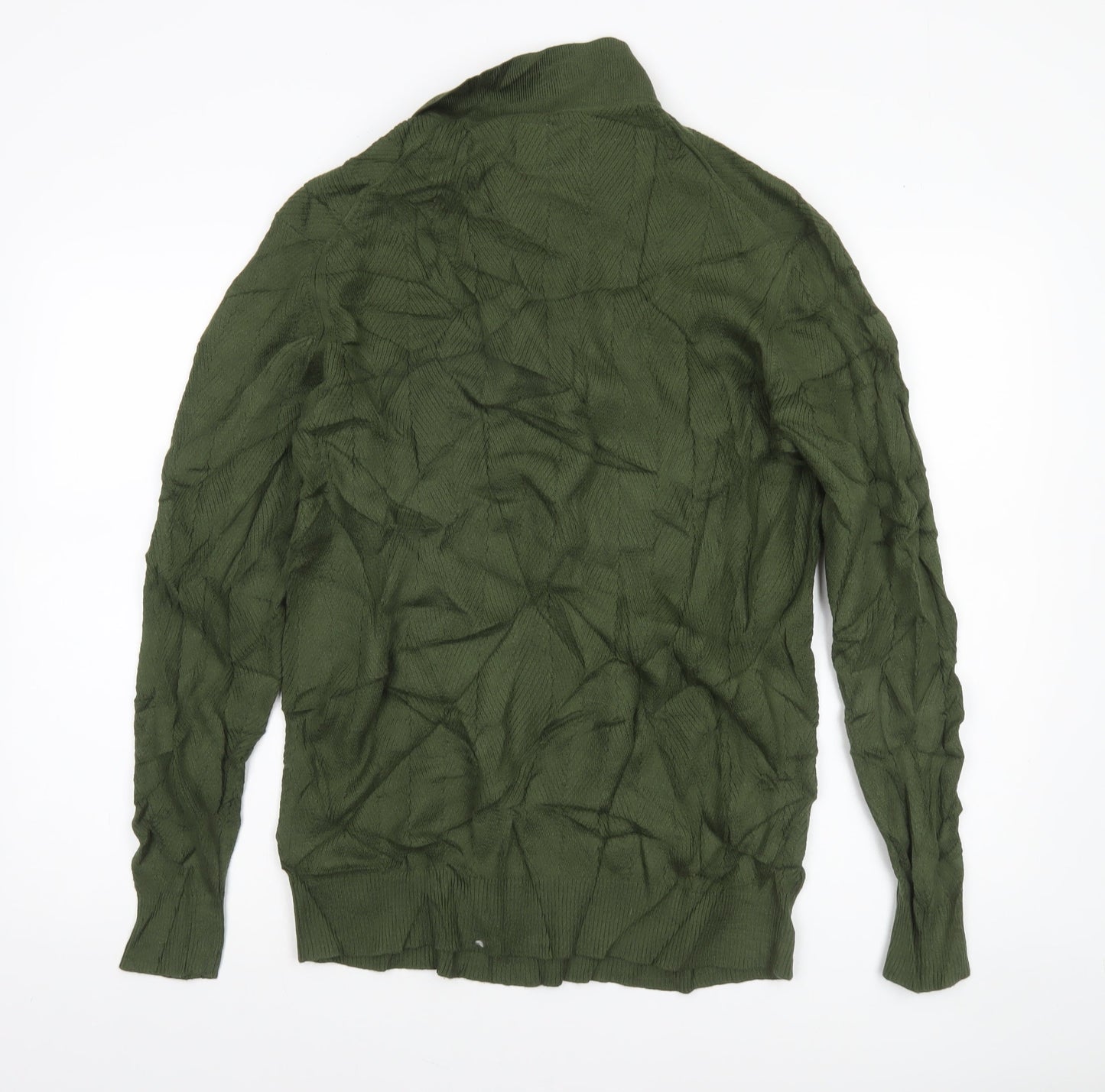 Lambretta Men's Green Collared Half Zip Cotton Jumper M Classic Mod Style