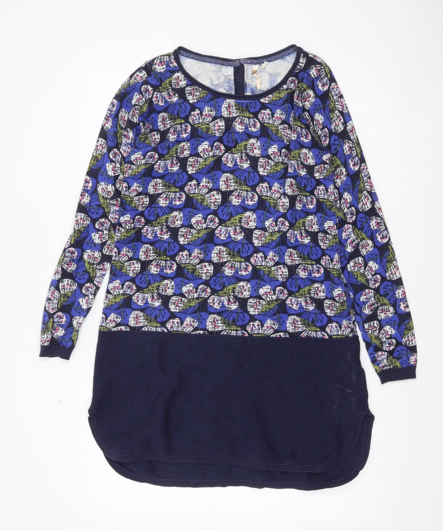 Womens UK Size 10 White Stuff Blue Tunic Blouse