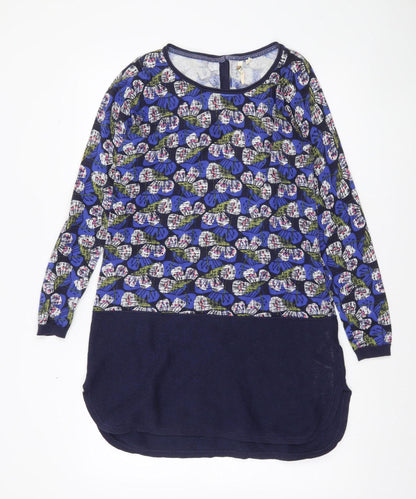 Womens UK Size 10 White Stuff Blue Tunic Blouse