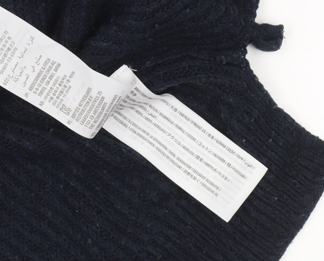 Womens UK Size M Abercrombie & Fitch Black Pullover Jumper