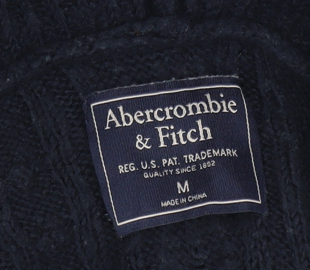 Womens UK Size M Abercrombie & Fitch Black Pullover Jumper