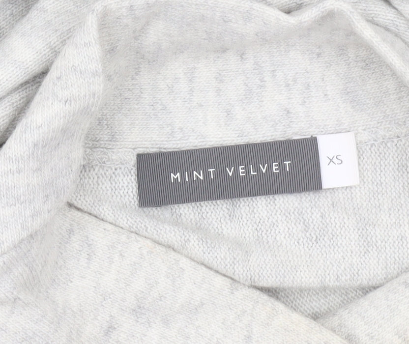 Womens UK Size XS Mint Velvet Grey Pullover Jumper