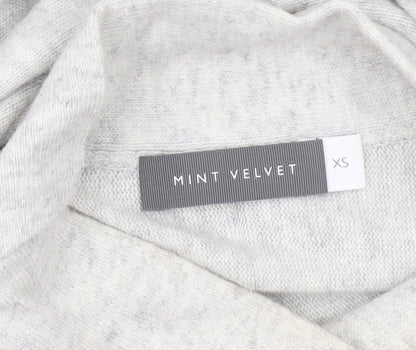Womens UK Size XS Mint Velvet Grey Pullover Jumper
