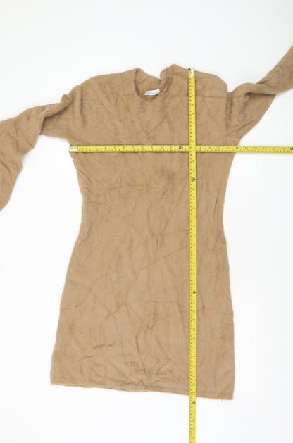 Womens UK Size L Hollister Beige Pullover Jumper
