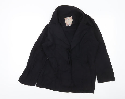 Womens UK Size 14 Lindex Regular Black Blazer