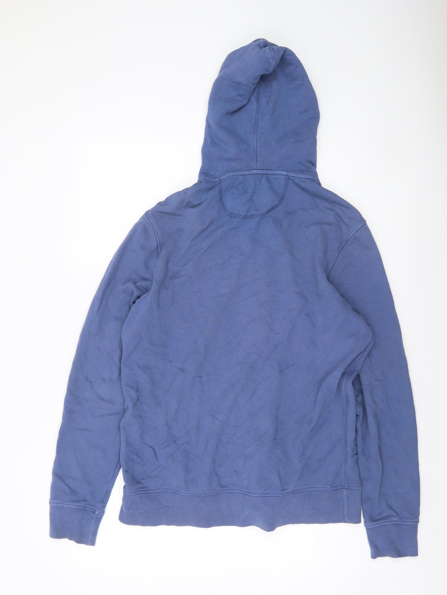White Stuff Men's Blue Full Zip Hoodie Size S