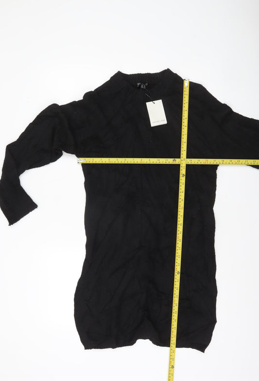 Womens UK Size S Nobody's Child Black Pullover Jumper