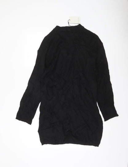 Womens UK Size S Nobody's Child Black Pullover Jumper