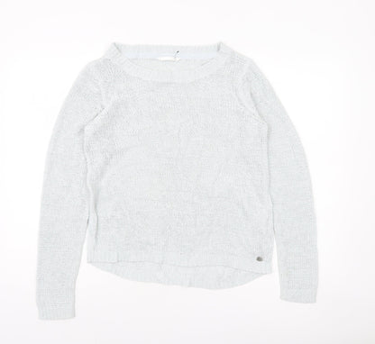Womens UK Size S H&M White Pullover Jumper