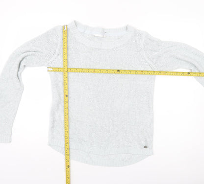 Womens UK Size S H&M White Pullover Jumper