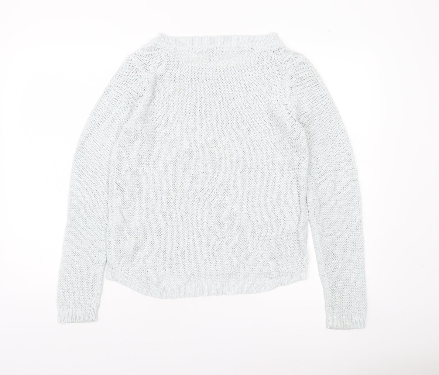 Womens UK Size S H&M White Pullover Jumper