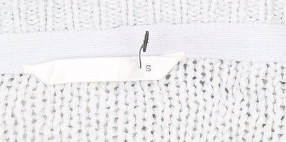 Womens UK Size S H&M White Pullover Jumper