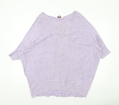 Womens UK Size M Phase Eight Purple Pullover Jumper