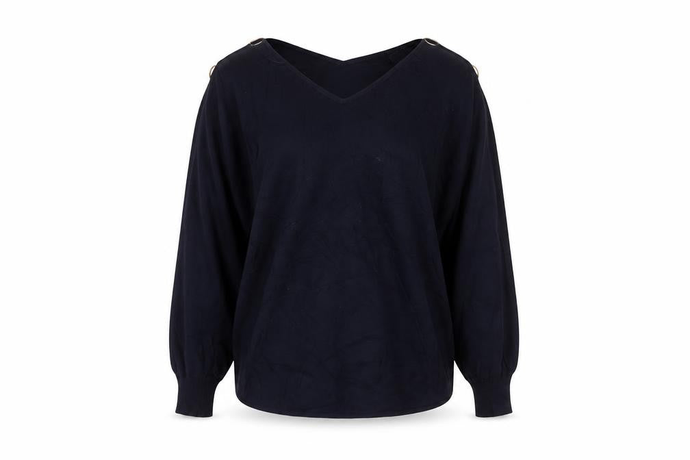 Womens UK Size S Phase Eight Blue Pullover Jumper