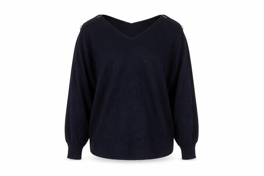 Womens UK Size S Phase Eight Blue Pullover Jumper