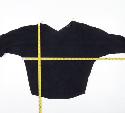 Womens UK Size S Phase Eight Blue Pullover Jumper