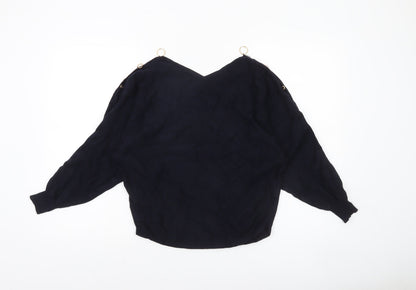 Womens UK Size S Phase Eight Blue Pullover Jumper