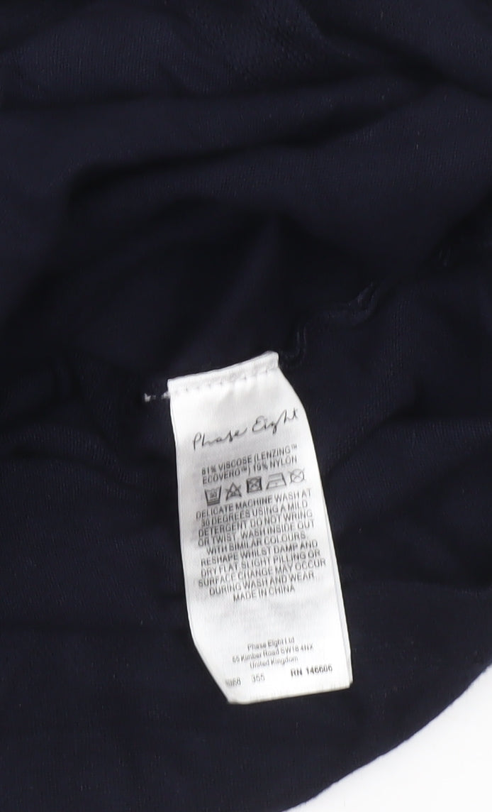 Womens UK Size S Phase Eight Blue Pullover Jumper
