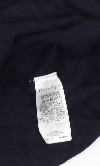 Womens UK Size S Phase Eight Blue Pullover Jumper
