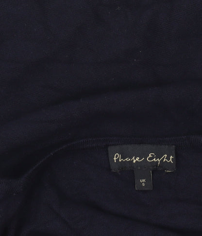 Womens UK Size S Phase Eight Blue Pullover Jumper