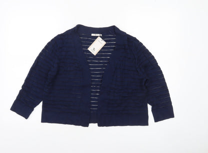 Womens UK Size 12 TU Blue Cardigan Jumper