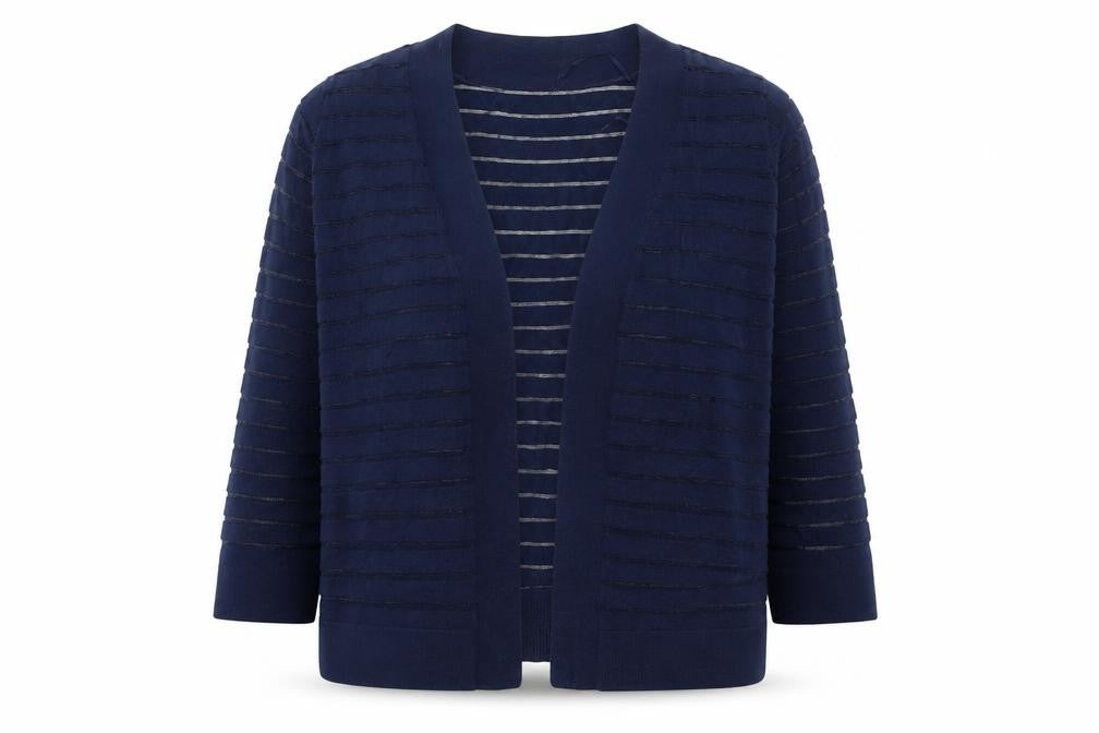 Womens UK Size 12 TU Blue Cardigan Jumper