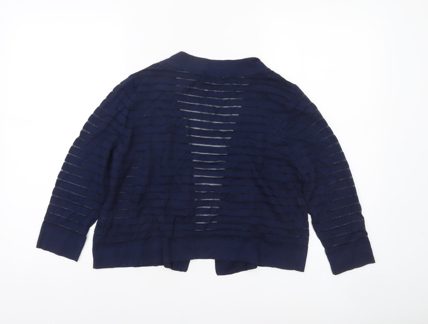 Womens UK Size 12 TU Blue Cardigan Jumper