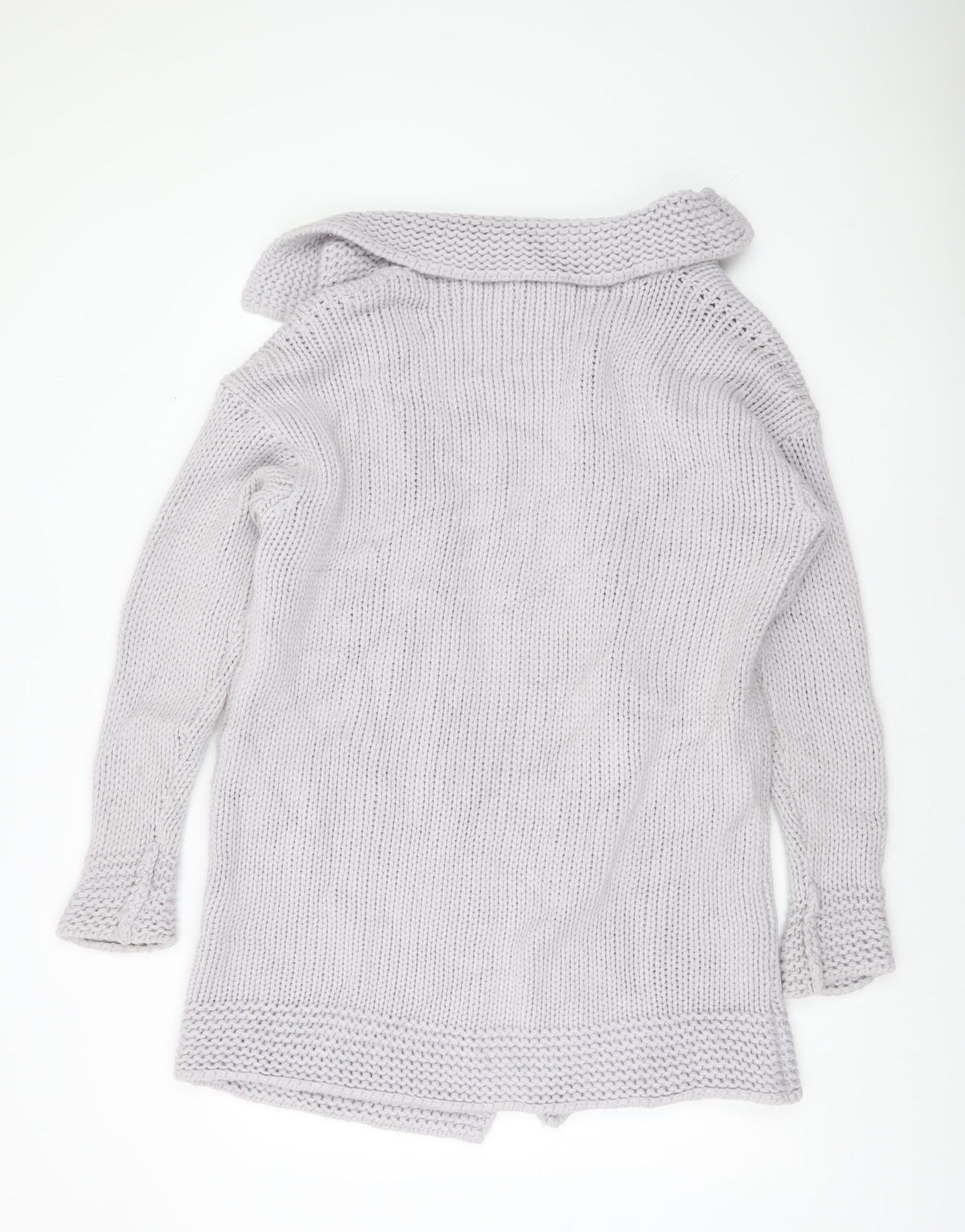 Womens UK Size S Paul Costelloe Dressage Grey Cardigan Jumper