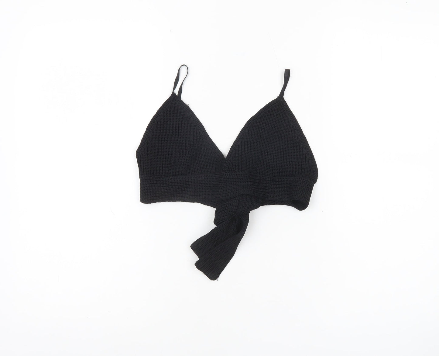 Womens UK Size M Zara Black Camisole Tank