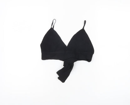 Womens UK Size M Zara Black Camisole Tank