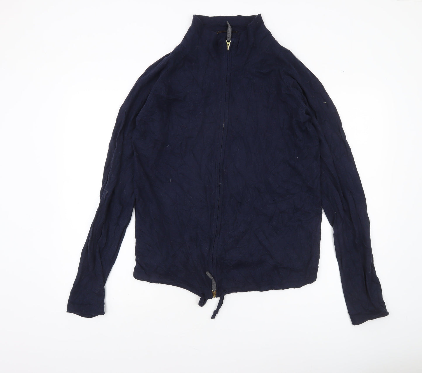 Reiss Men’s Blue Full Zip High Neck Jumper S