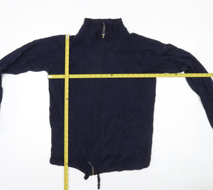 Reiss Men’s Blue Full Zip High Neck Jumper S