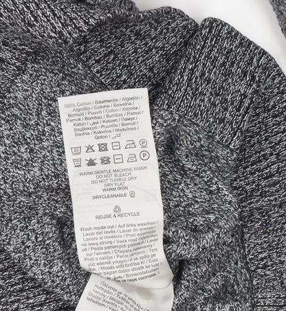 Jack & Jones Men’s Grey Cotton Crew Neck Pullover Jumper Size M