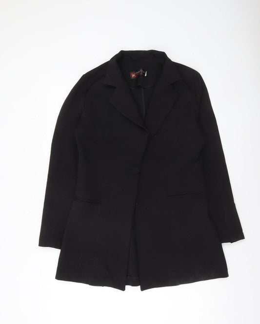 Womens UK Size 12 New Style Regular Black Blazer