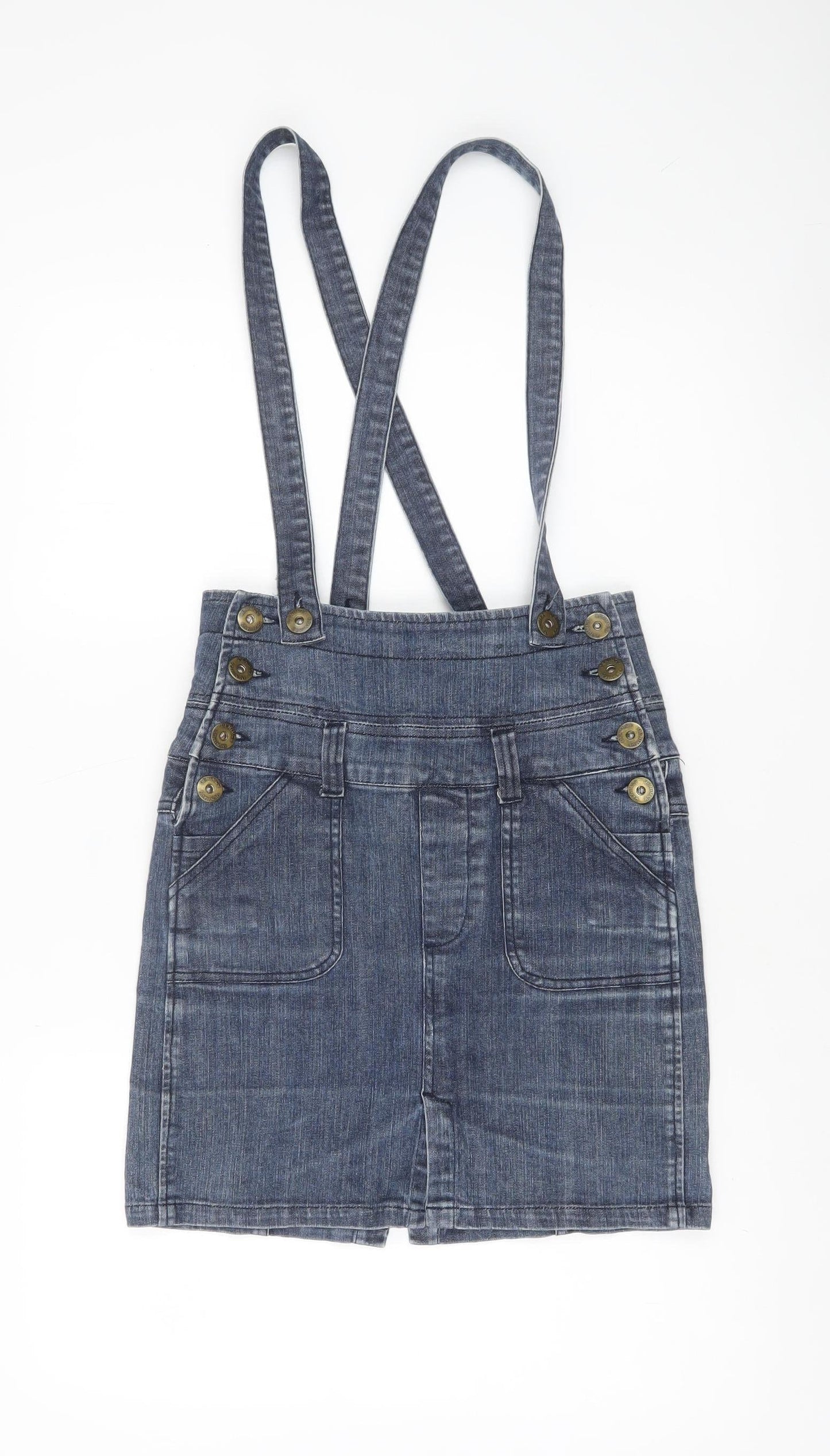 Womens UK Size 10 Denim Co A-Line Denim Skirt