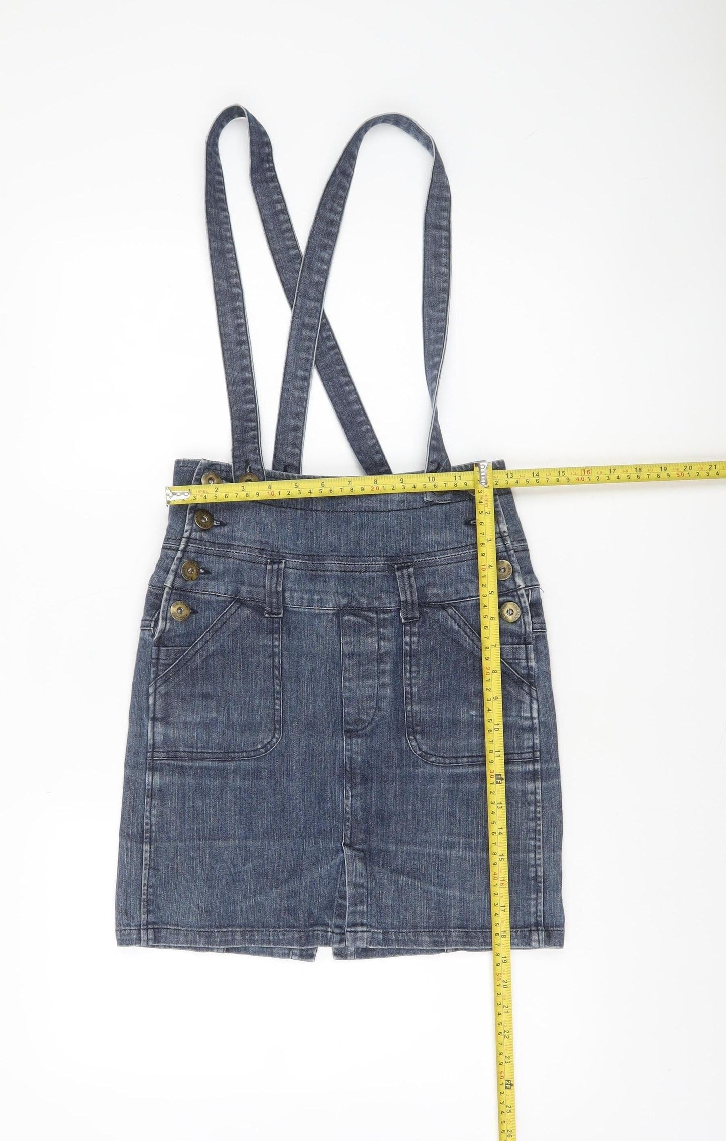 Womens UK Size 10 Denim Co A-Line Denim Skirt