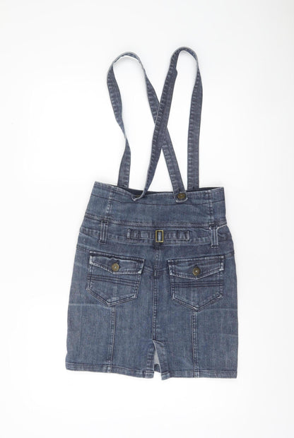 Womens UK Size 10 Denim Co A-Line Denim Skirt