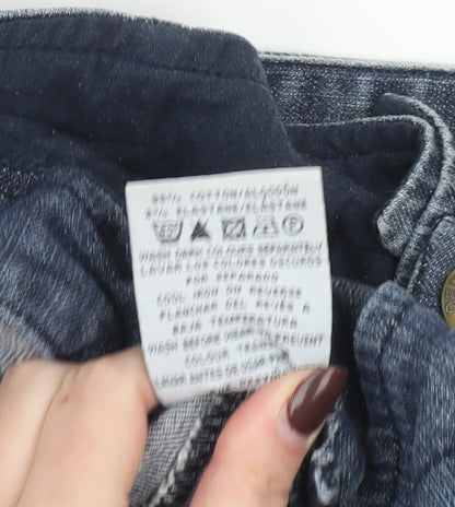 Womens UK Size 10 Denim Co A-Line Denim Skirt