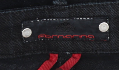 Womens UK Size 28 Fornarina Slim Fit Skinny Black Jeans