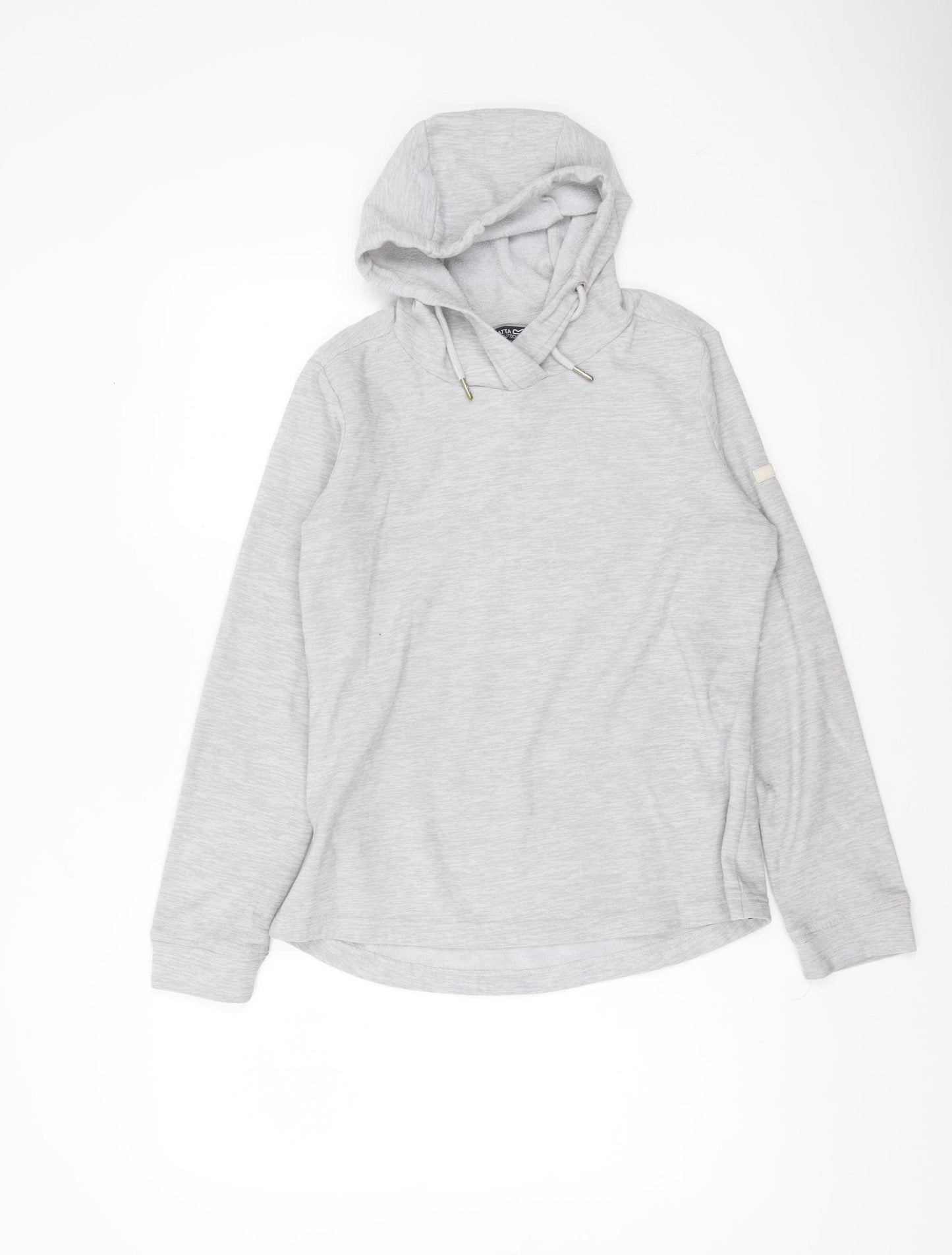 Regatta Women’s Grey Pullover Hoodie UK 10 Polyester Casual