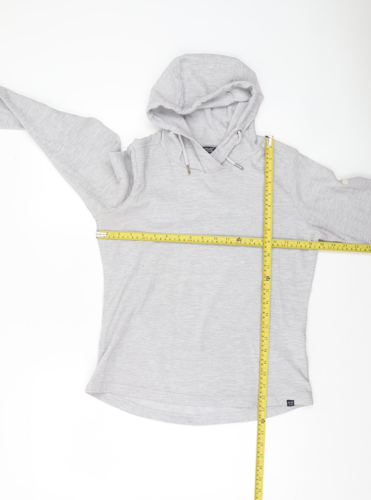 Regatta Women’s Grey Pullover Hoodie UK 10 Polyester Casual