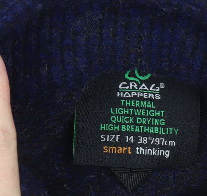 Womens UK Size 14 Craghoppers Blue Pullover Jumper