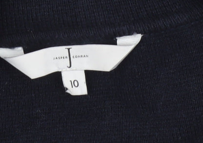 Jasper Conran Women’s Blue Knit 3/4 Sleeve Open Cardigan Size 10