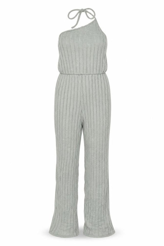 Womens UK Size 12 PRETTYLITTLETHING One-Piece Green Jumpsuit