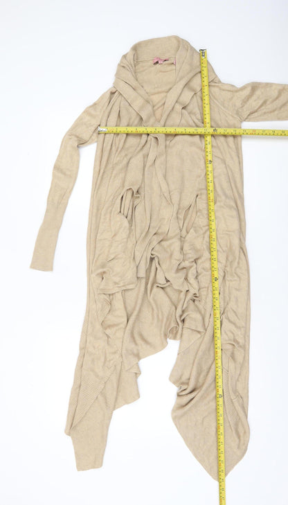 Womens UK Size XS Ted Baker Beige Cardigan Jumper