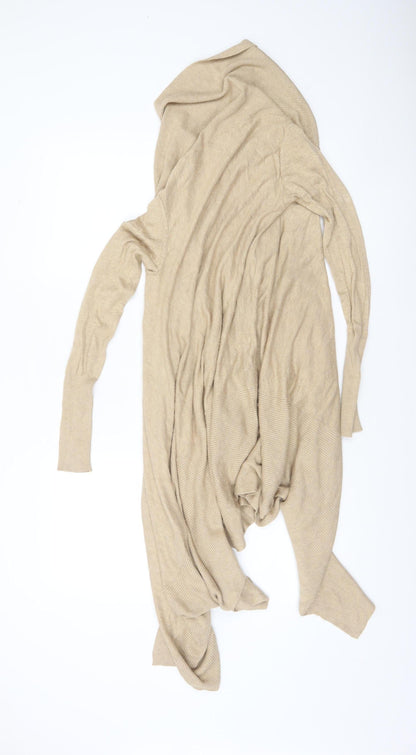 Womens UK Size XS Ted Baker Beige Cardigan Jumper