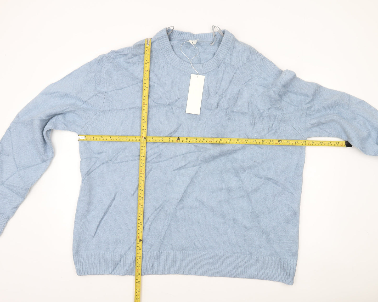 Womens UK Size 16 Unknown Blue Pullover Jumper